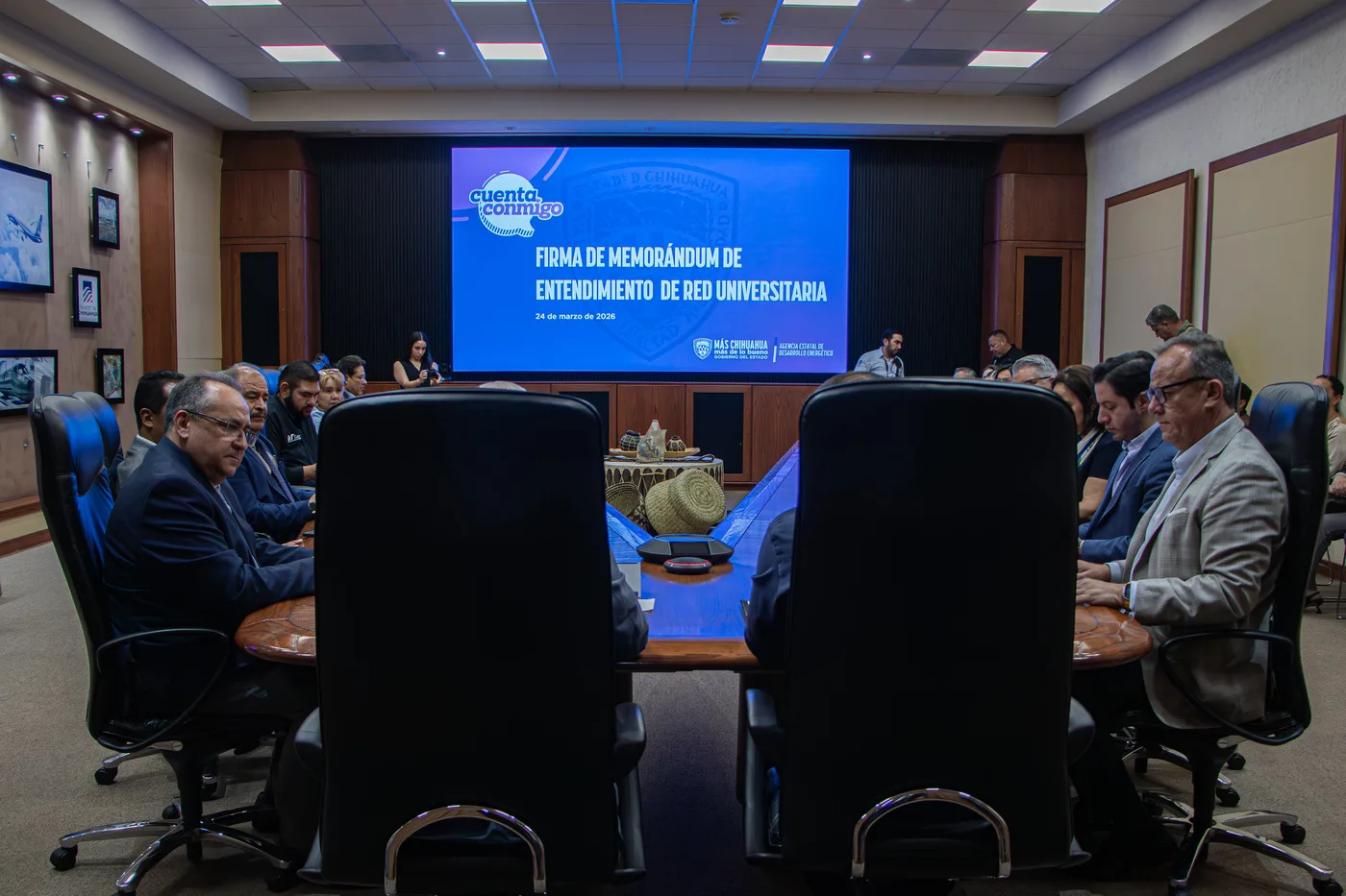Chihuahua formaliza red universitaria para transición energética