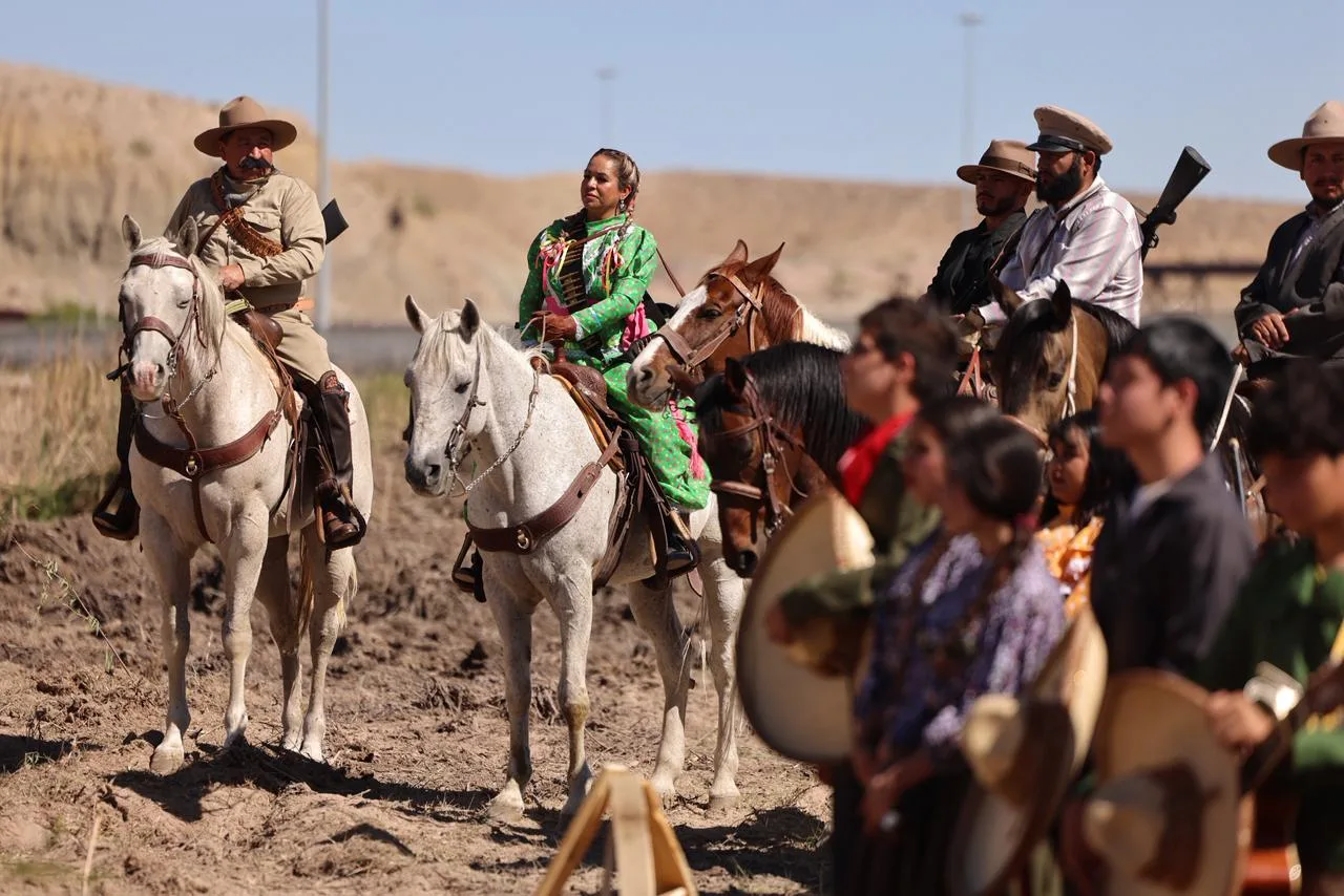 Ciudad Juárez conmemora 115 años de La Toma con acto en el río Bravo - imagen 14