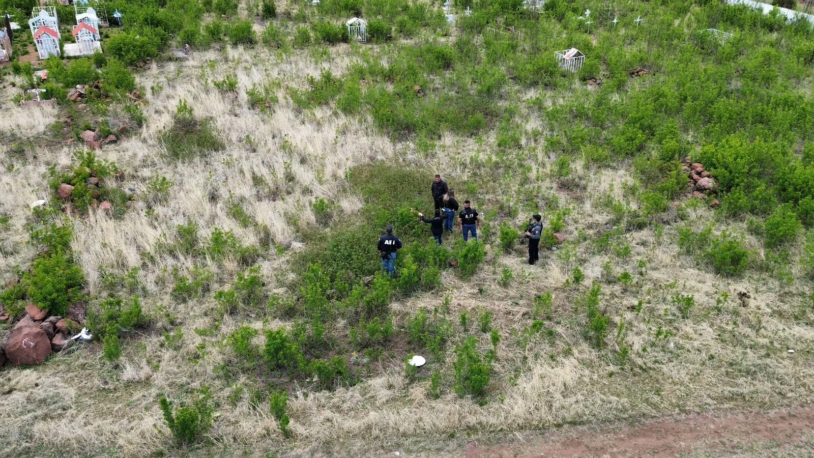 FGE rastrea fincas y panteón en Madera sin hallazgos relevantes