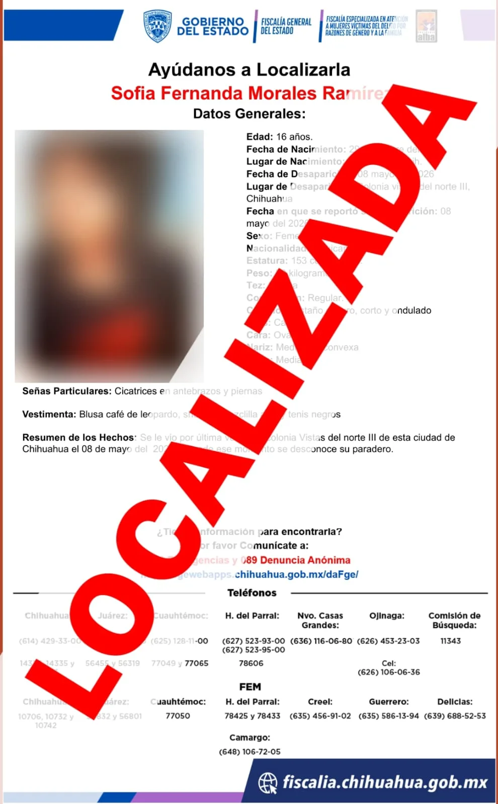 Fiscalía de Chihuahua localiza a seis personas reportadas como ausentes, todas sanas y salvas - imagen 5
