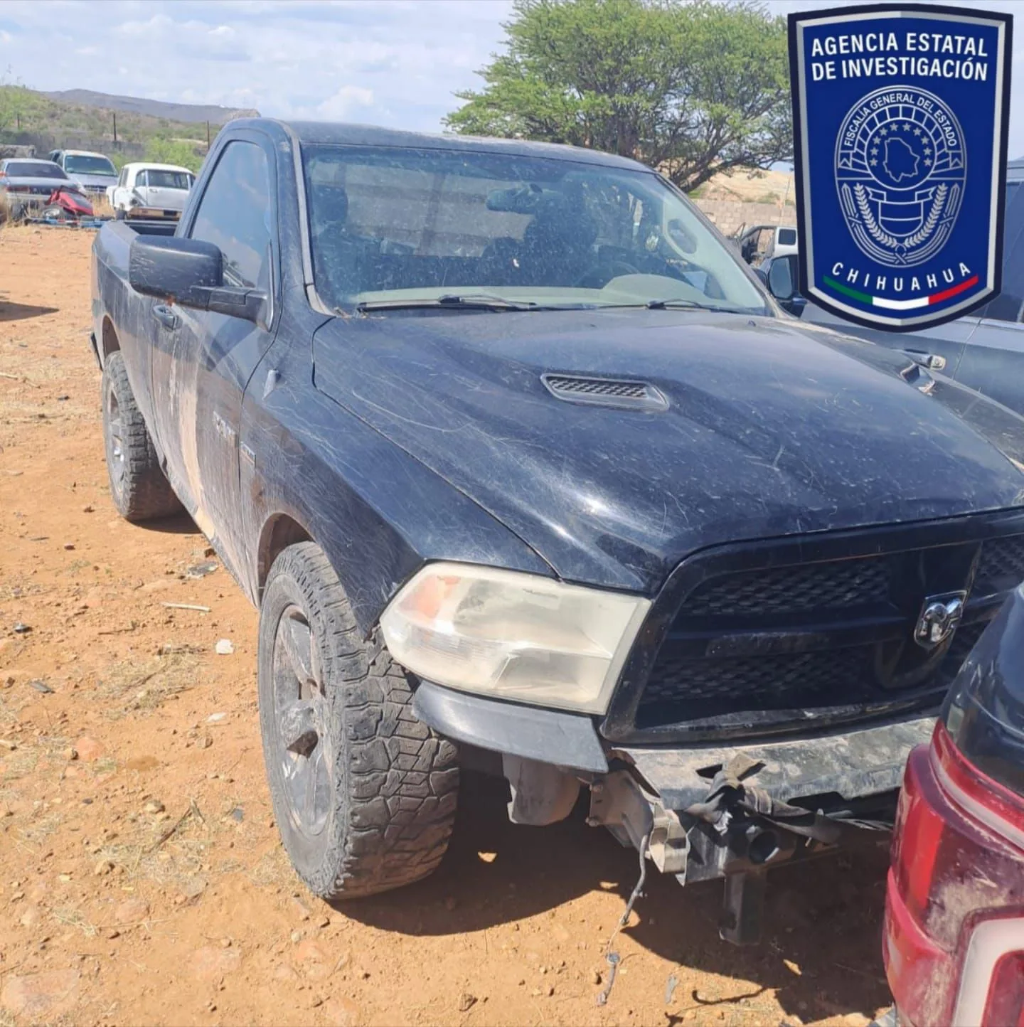 AEI recupera en Parral una pick up Dodge RAM robada en Chihuahua capital