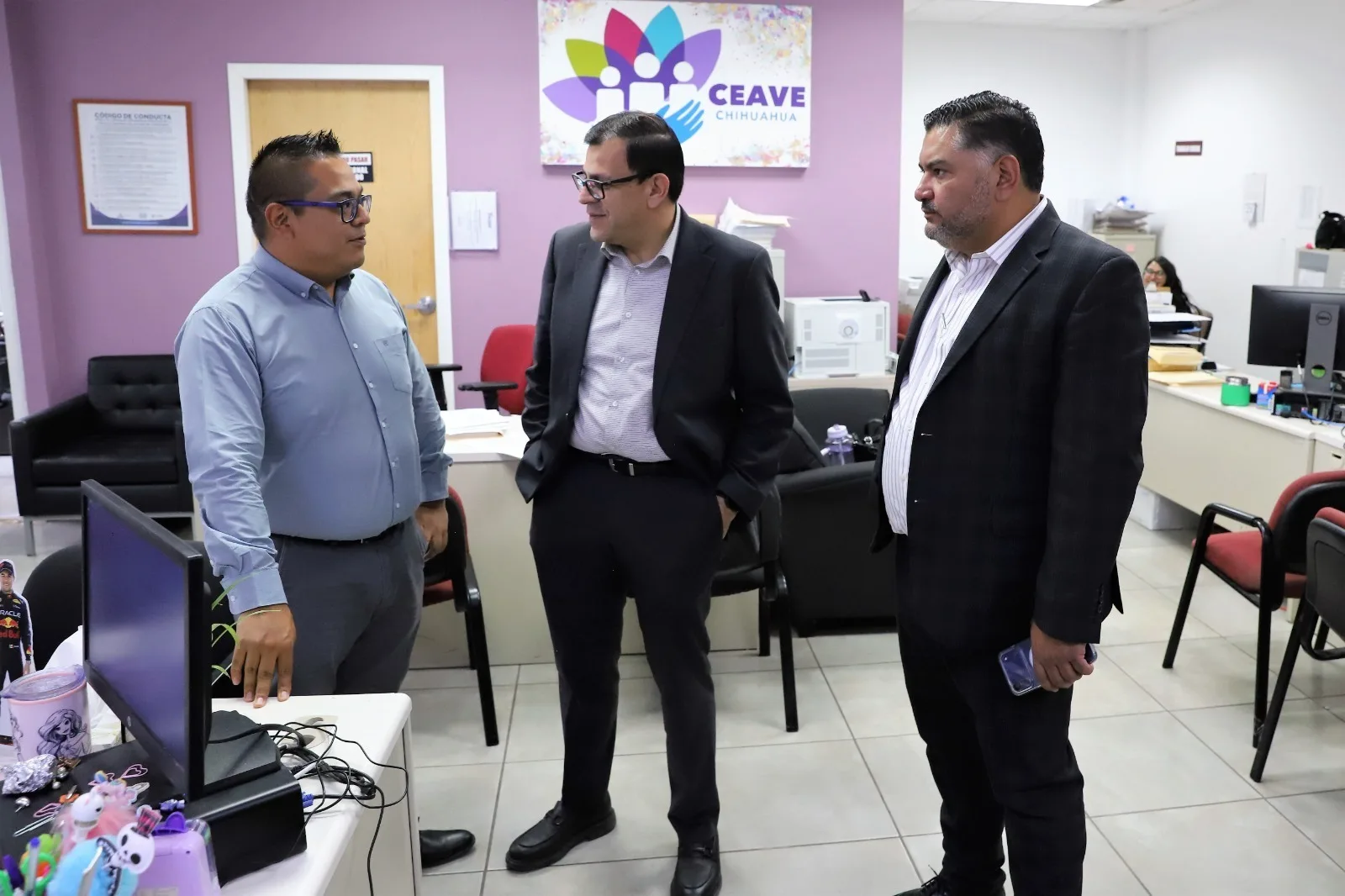 Encargado de la FGE recorre instalaciones de la Fiscalía de Distrito Zona Occidente en Chihuahua - imagen 3
