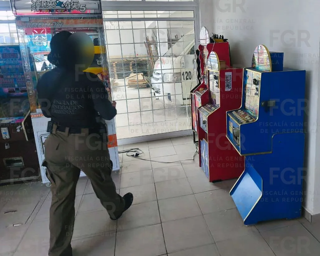 FGR asegura 16 máquinas tragamonedas en operativo en Centro, Tabasco