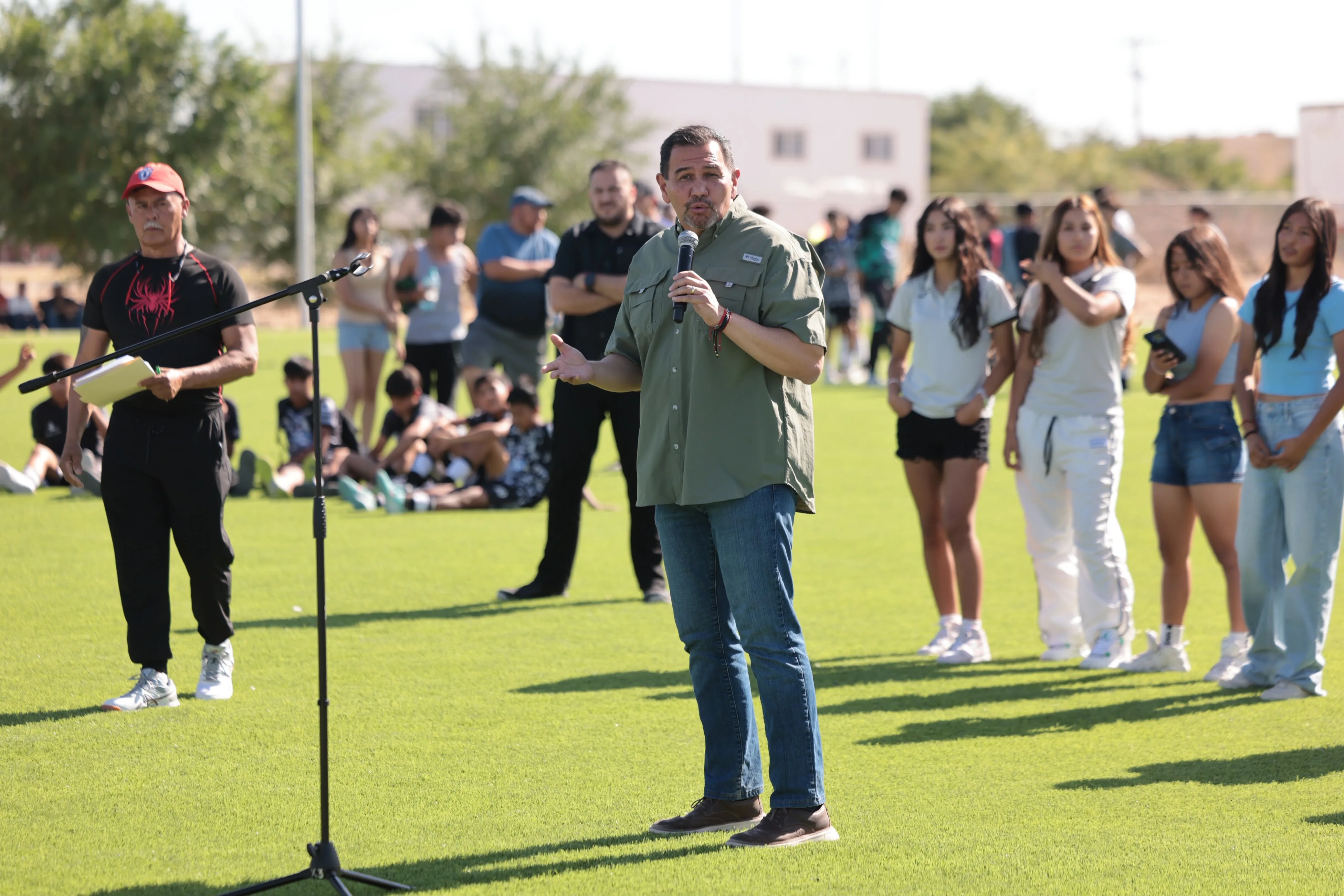 Inauguran nueva cancha de pasto sintético para Tuzos CECAF en Ciudad Juárez