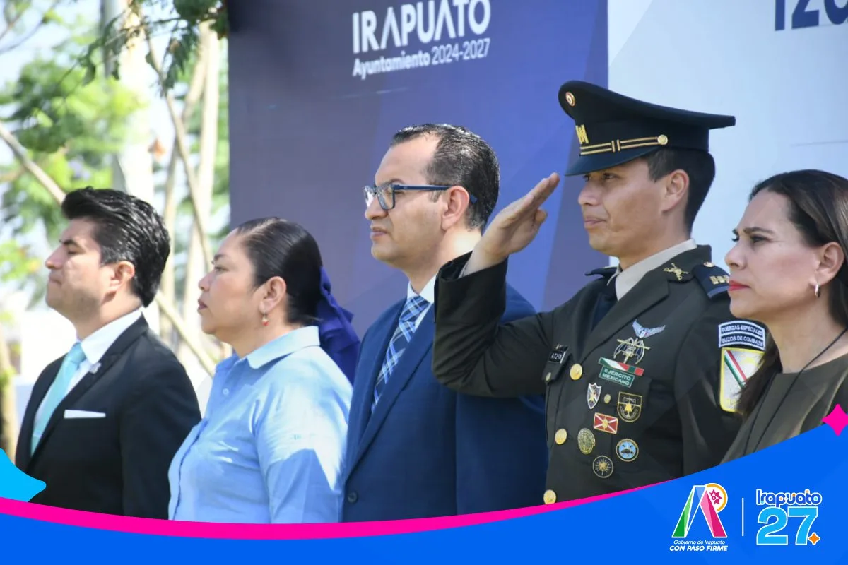 Irapuato conmemora el inicio de junio con izamiento de bandera monumental y fortalecimiento cívico - imagen 3