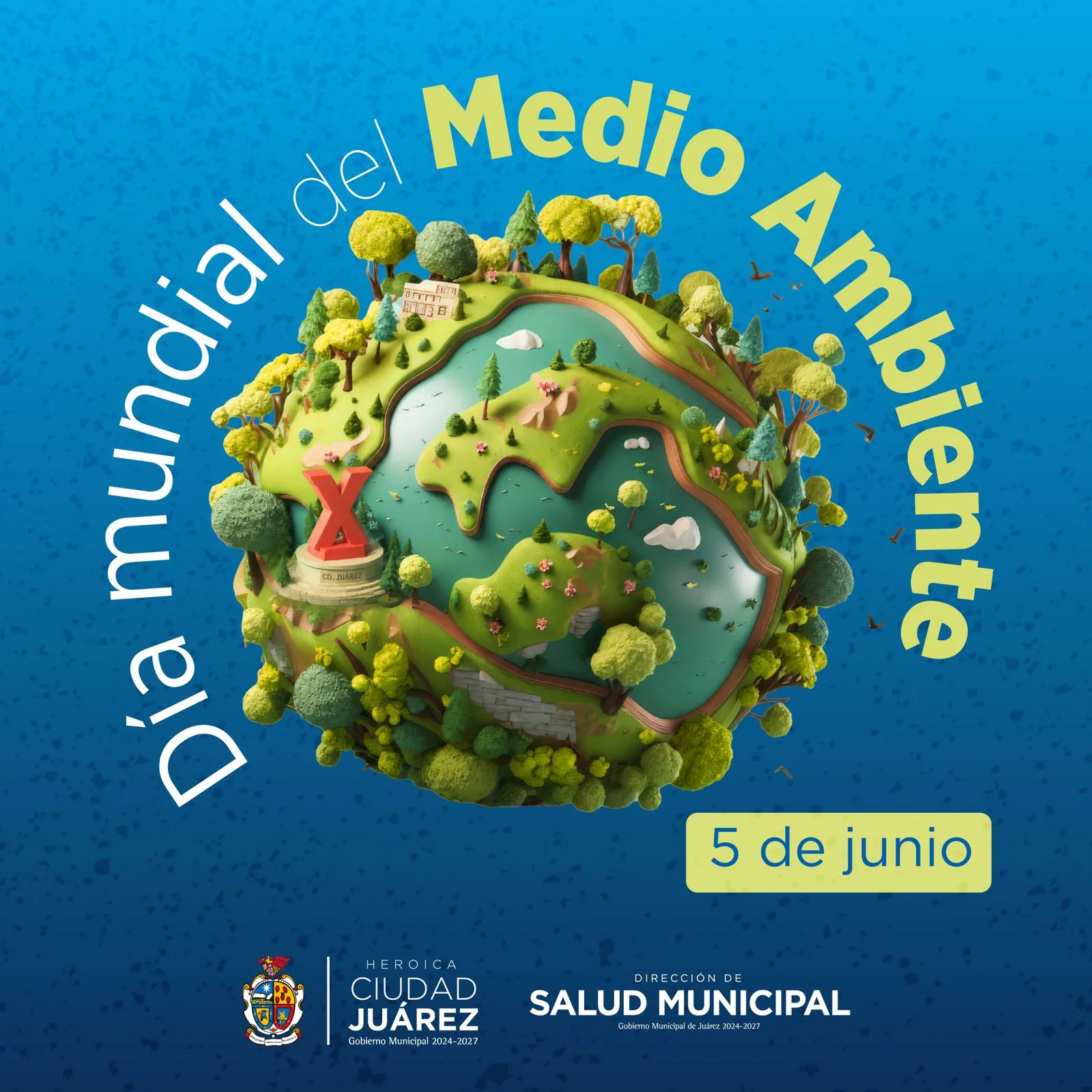 Salud Municipal de Juárez impulsa acciones para mejorar el cuidado ambiental en el Día Mundial del Medio Ambiente