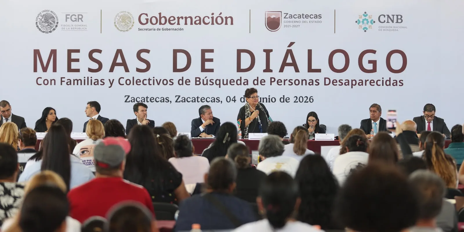 FGR y colectivos de búsqueda de personas se reúnen en Zacatecas para fortalecer acciones contra desapariciones