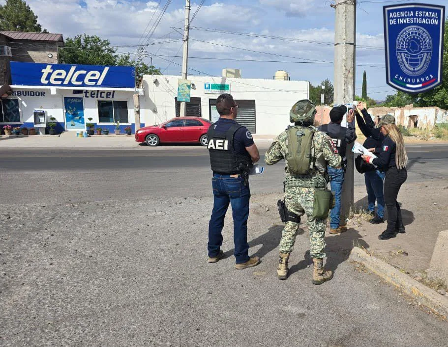 FGE despliega operativo de pega de pesquisas en Janos y Ascensión, Chihuahua - imagen 2