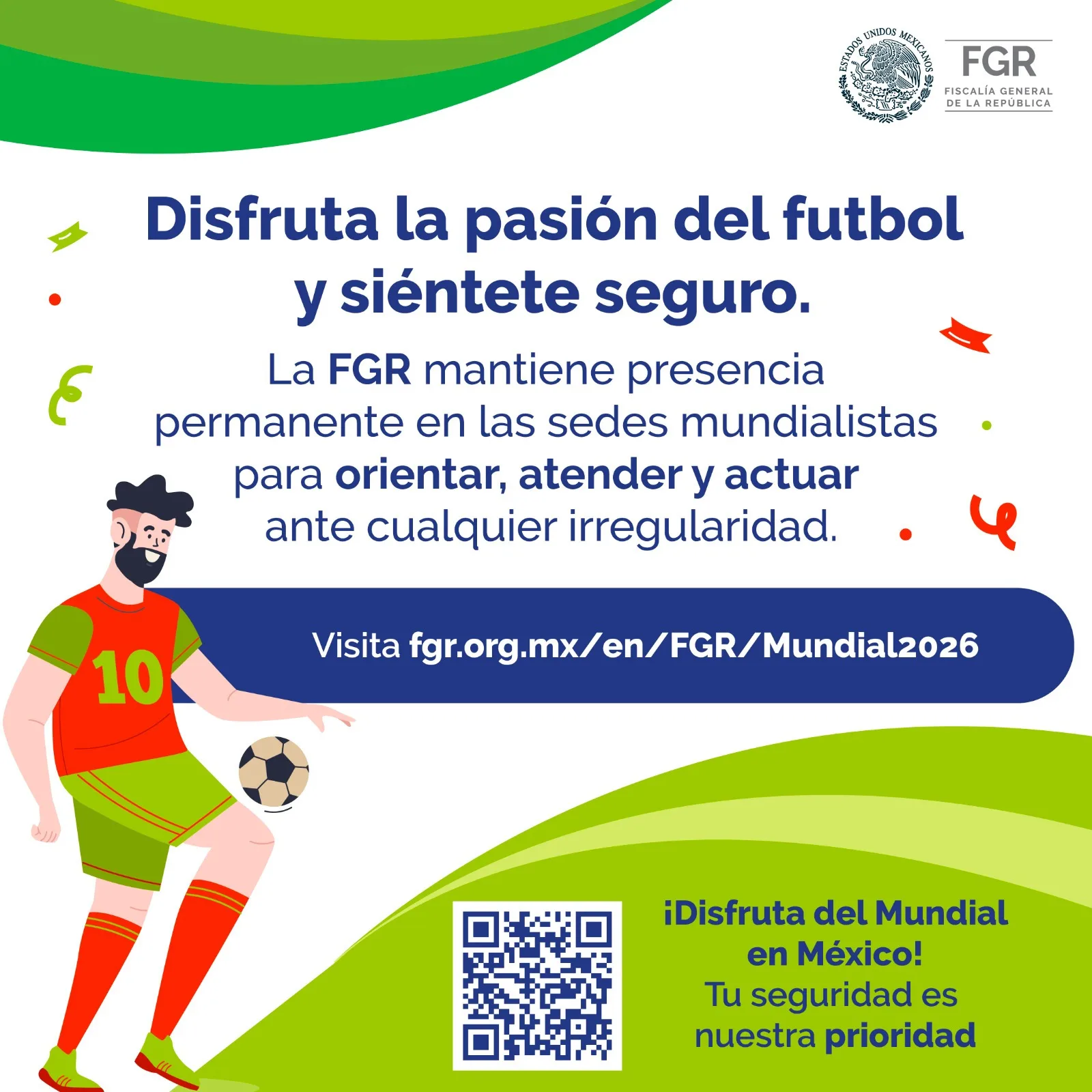 FGR lanza micrositio y estrategia de denuncia durante el Mundial 2026 en México