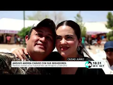Andrea Chávez realiza jornada de trabajo en Ciudad Juárez con recorridos en Anapra y Eréndira