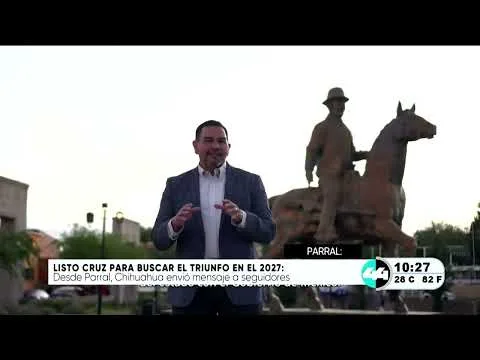 Cruz Pérez Cuéllar dice estar listo para buscar la gubernatura de Chihuahua en 2027