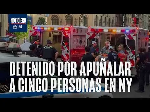 Ataque con arma blanca en Penn Station de Nueva York deja cinco heridos