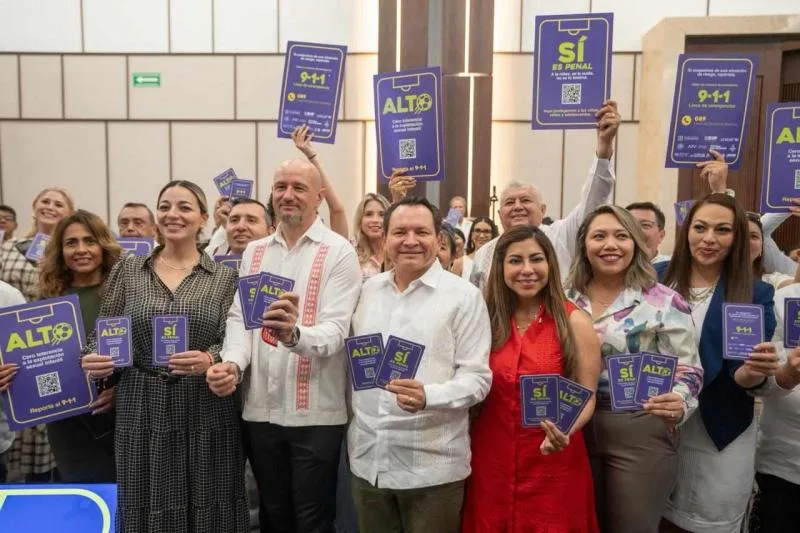 Yucatán lanza campaña 'Tarjeta Morada' para combatir la explotación sexual infantil