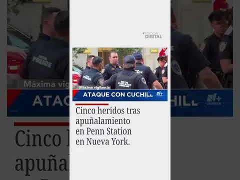 Cinco heridos en apuñalamiento en Penn Station, Nueva York, tras llegada de Trump