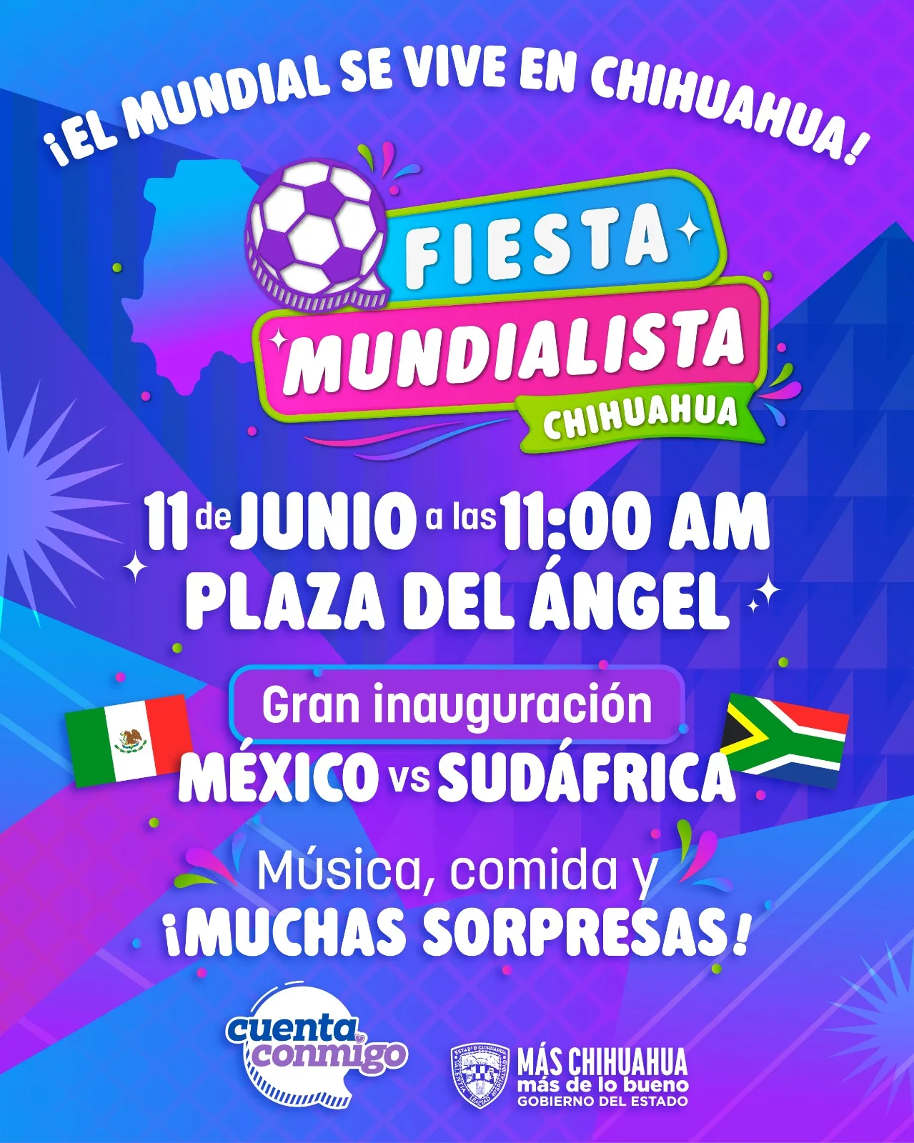 Chihuahua: Gobierno estatal emite recomendaciones para la Fiesta Mundialista 2026 en cinco ciudades