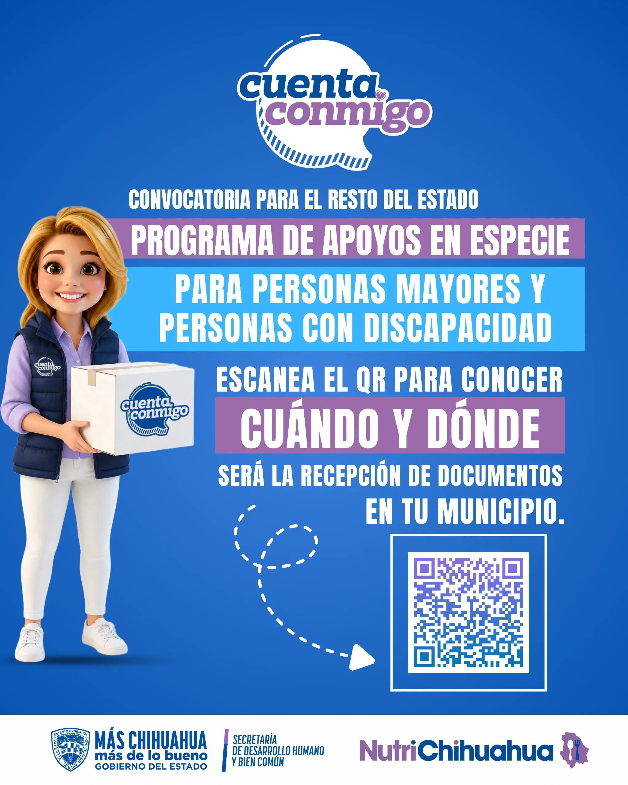 NutriChihuahua abre recepción de documentos para apoyos alimentarios en municipios de Chihuahua
