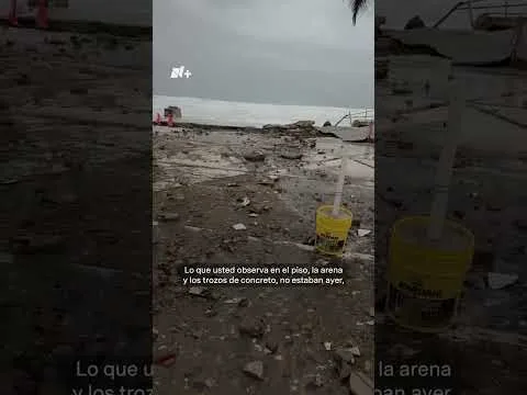 Tormenta Tropical Boris provoca olas de hasta seis metros en Acapulco