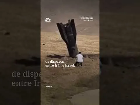 Restos de misiles interceptados se incrustan en Siria y Cisjordania tras enfrentamientos entre Israel e Irán