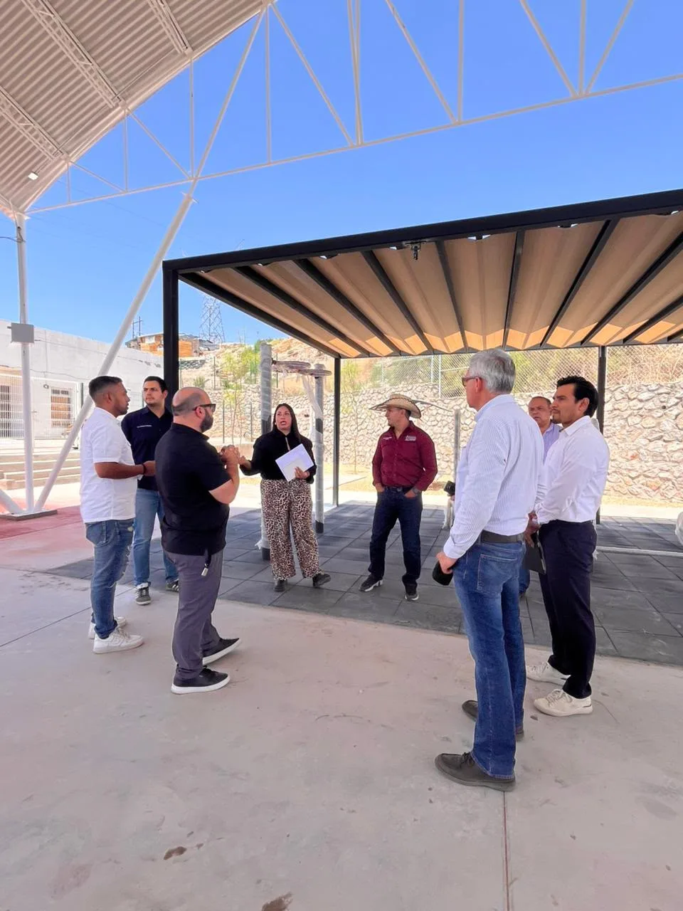 Avanza construcción del espacio deportivo 'De las calles al ring' en colonia Juanita Luna