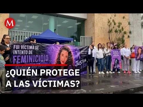 Jueza concede amparo a presunto agresor mientras víctima protesta en juzgados de Morelos