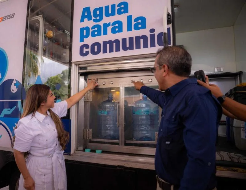 DIF Yucatán instala planta potabilizadora móvil para agua segura en Kunché - imagen 1