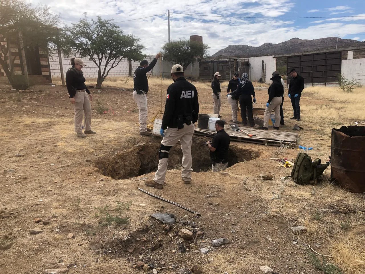 Localizan restos óseos en Rancho El Aranjuez, en Hidalgo del Parral