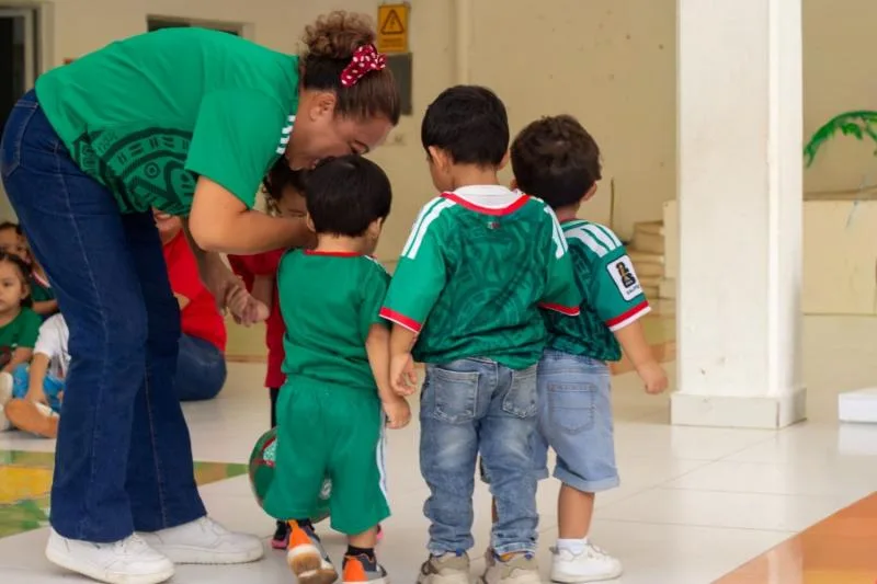 Niños de los Centros de Atención Infantil del Isstey participan en actividades deportivas por la Copa Mundial 2026 - imagen 5
