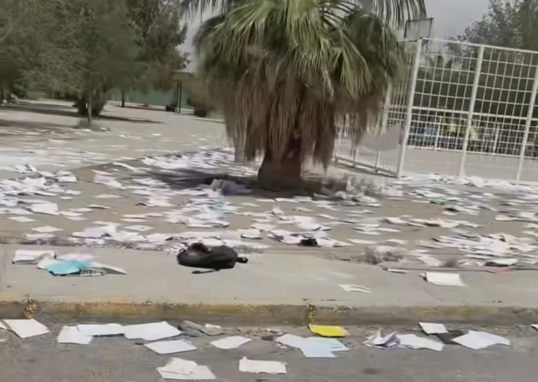 Cuadrillas de Limpia retiran basura acumulada en parque de la colonia Morelos IV en Juárez - imagen 1
