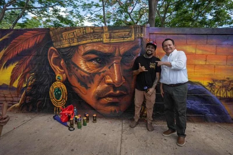 Gobernador de Yucatán inaugura exposición urbana para prevenir la violencia en Mérida - imagen 2