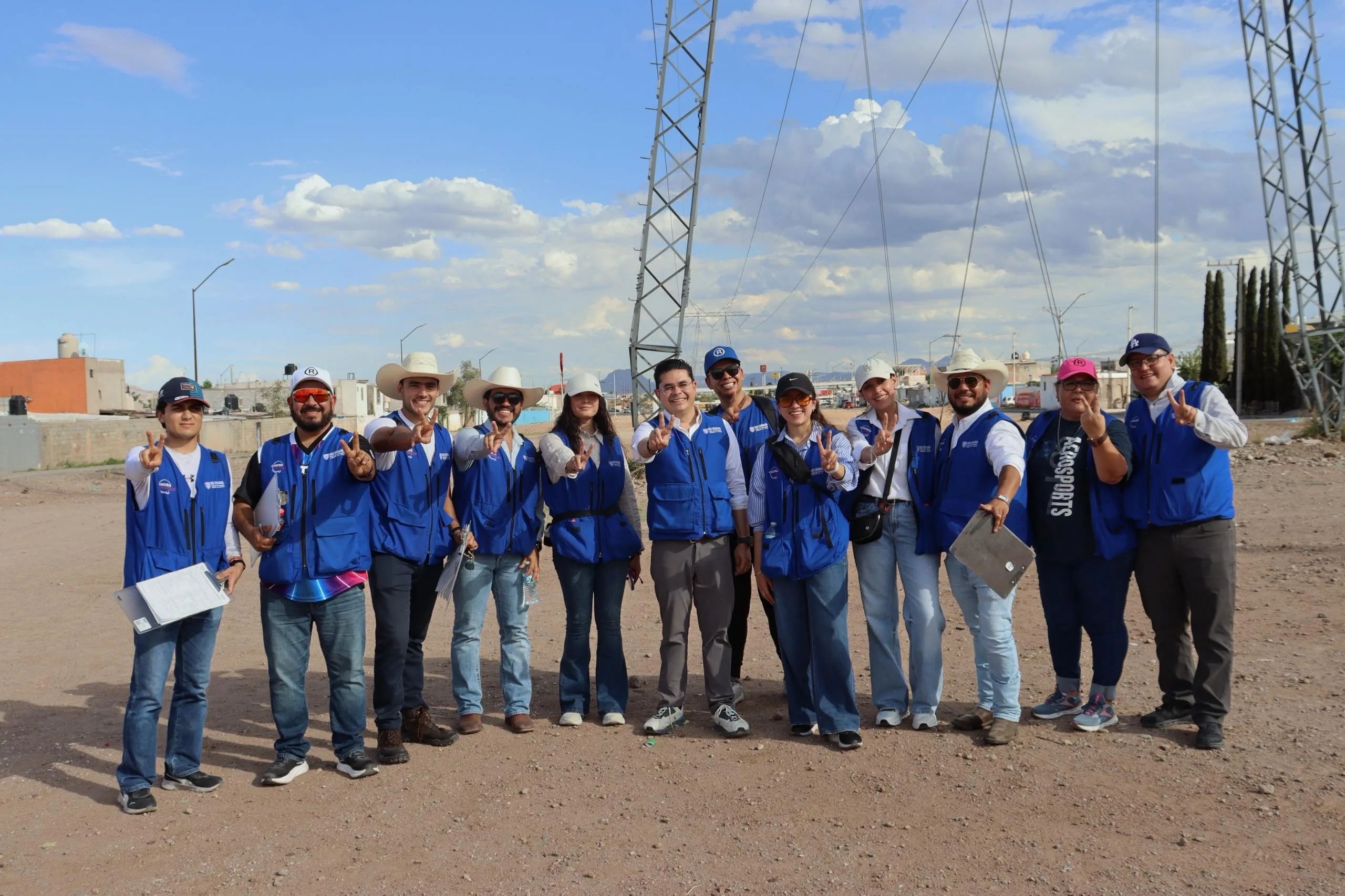 Chalecos Azules recorren colonias del norte de Chihuahua durante jornada de 12 horas - imagen 4