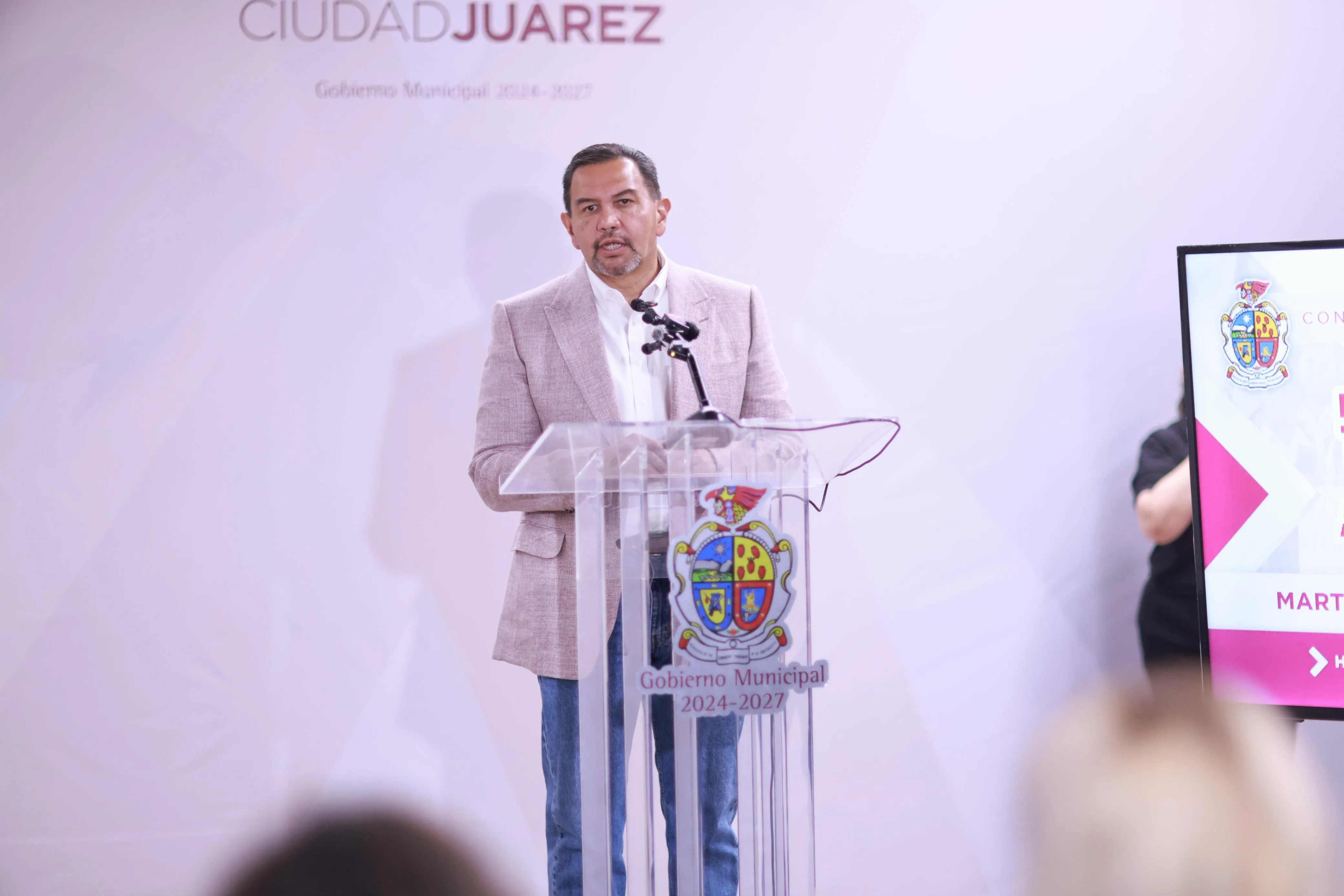 Alcalde de Juárez agradece apoyo de Claudia Sheinbaum y critica iniciativa del PAN en Chihuahua