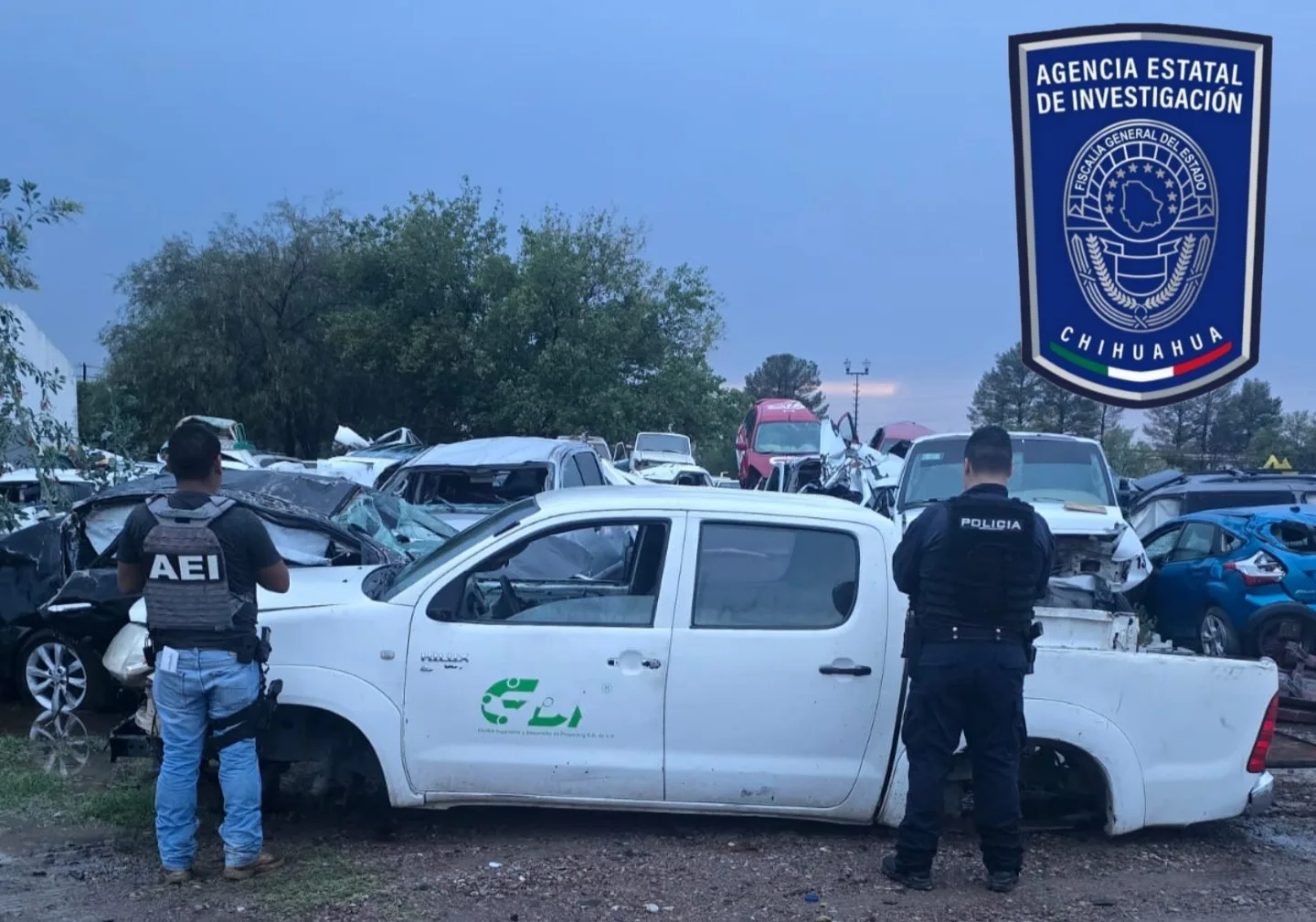AEI recupera dos vehículos robados en Jiménez y Villa López, Chihuahua