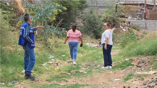 Municipio de Chihuahua realiza diagnósticos en colonias para prevenir riesgos por lluvias