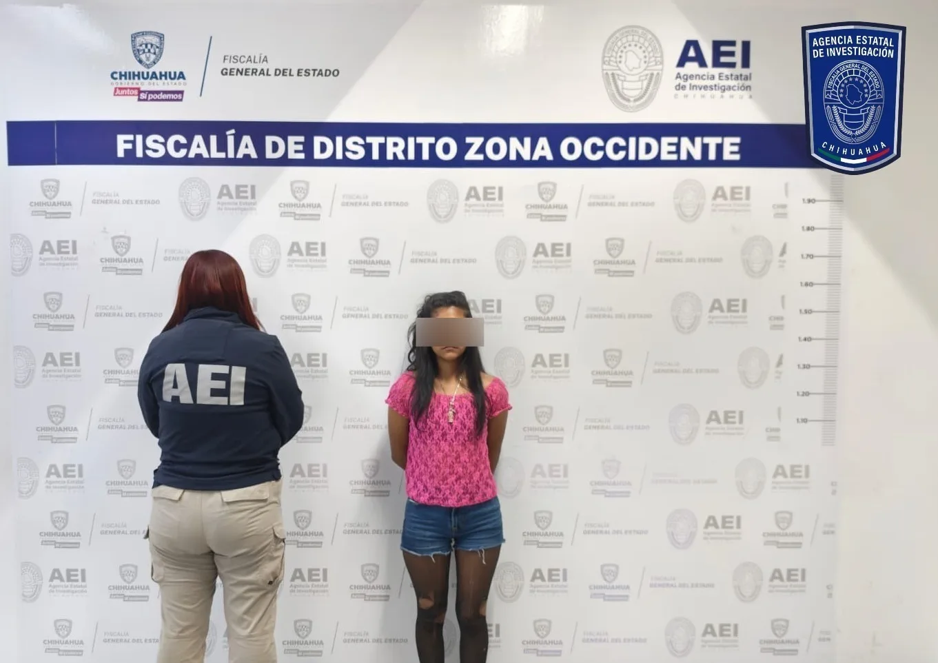 Detienen a dos personas con metanfetamina en Cuauhtémoc