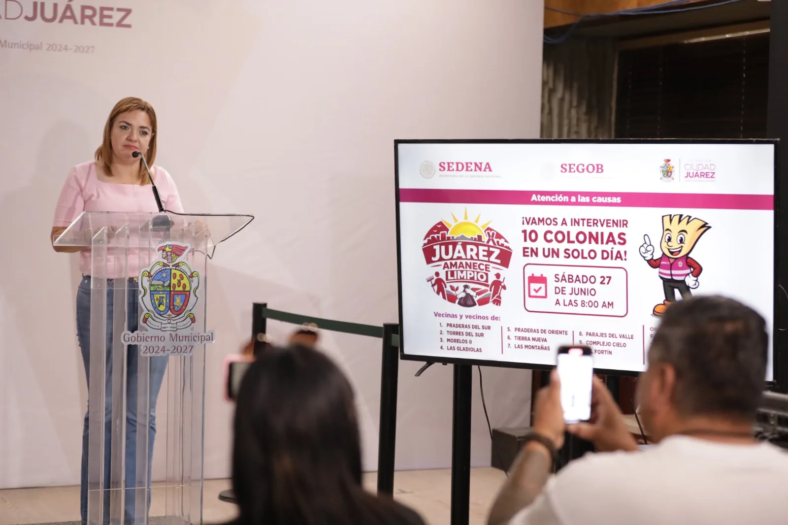 Inicia la quinta jornada de limpieza del programa Juárez Amanece Limpio en 10 colonias