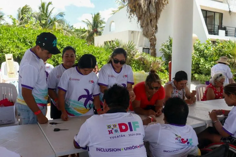 DIF Yucatán impulsa autonomía de personas con discapacidad a través de actividades recreativas en Progreso - imagen 1