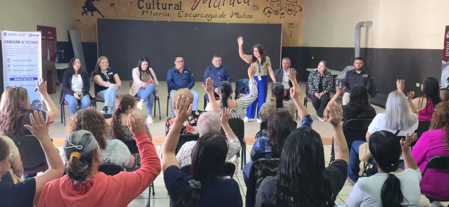 Fiscalía y CEAVE realizan mesa de trabajo con familias de personas desaparecidas en Madera