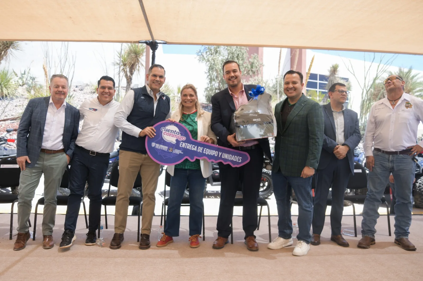Maru Campos entrega equipamiento policial a 13 municipios de Chihuahua - imagen 6