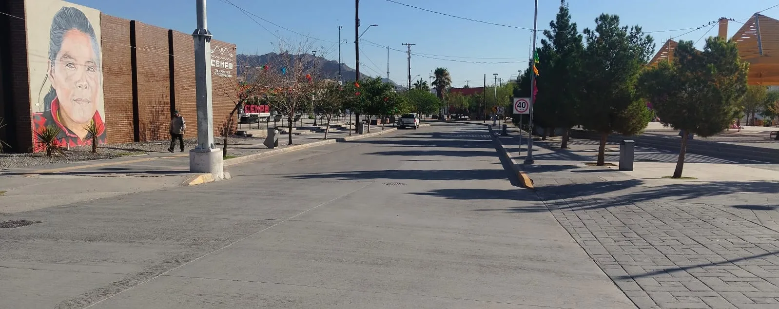Operativo permanente de limpieza mantiene en óptimas condiciones el Centro Histórico de Ciudad Juárez
