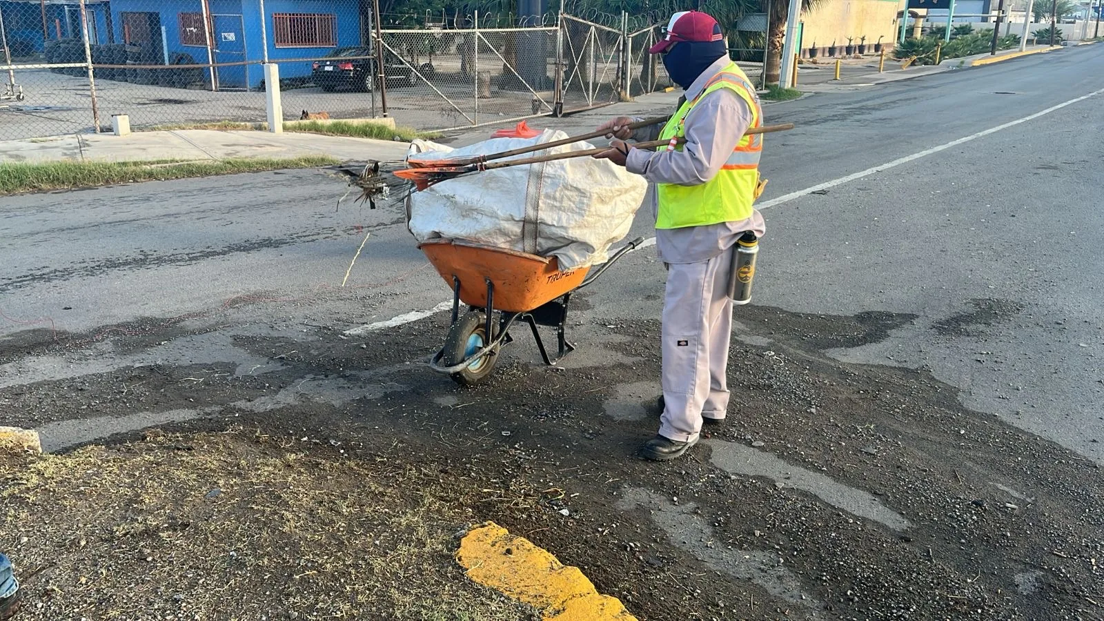 Servicios Públicos realiza mantenimiento en áreas verdes del Puente del Trébol en Torreón - imagen 10